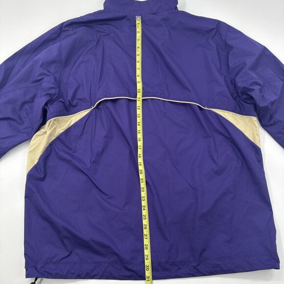 Nike Storm-Fit Mens Jacket 1/4 Zip Pullover Windbreaker Large UNA Football Logo - Picture 13 of 14